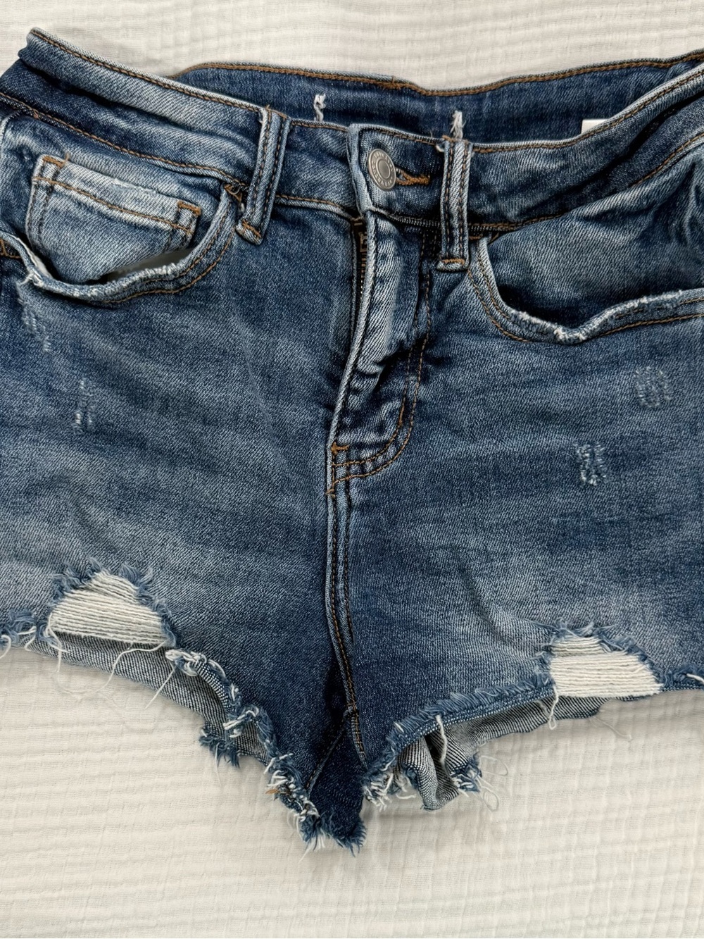 Vervet denim shorts
